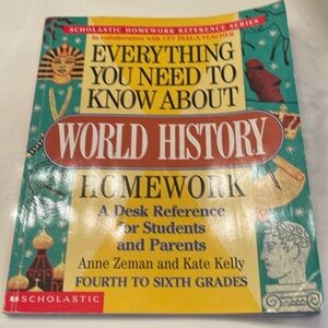 Scholastic homework reference seri book, copyright info 1995
